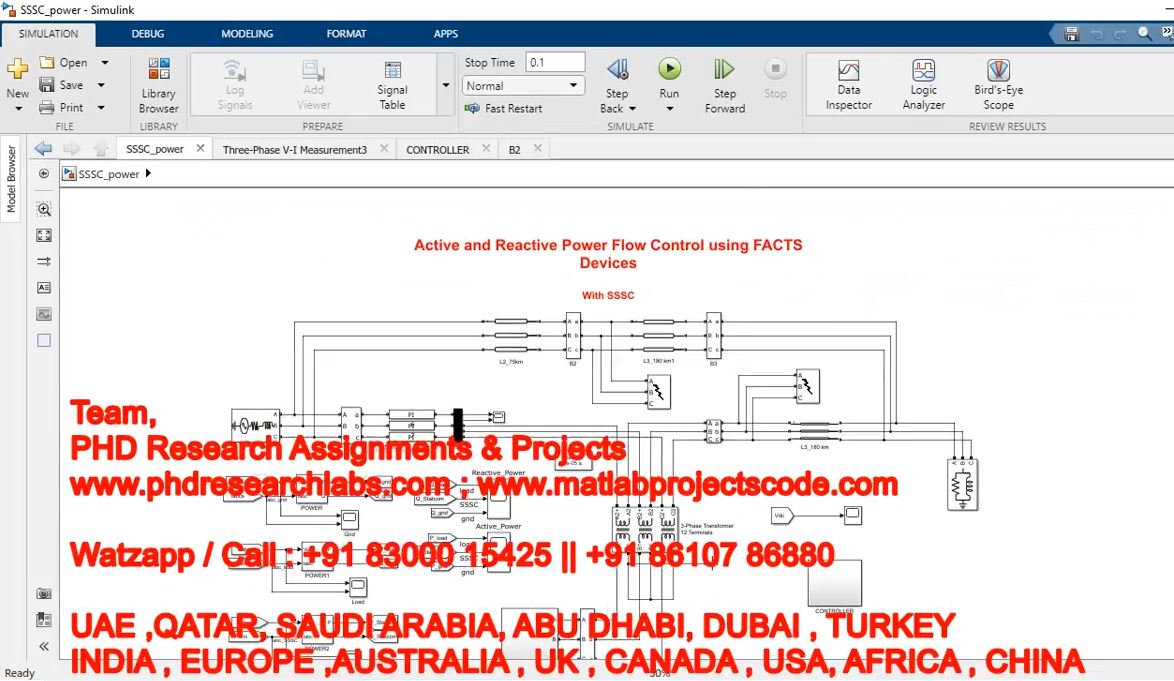 Active And Reactive Power Flow Control Using Facts Devices project thumbnail image