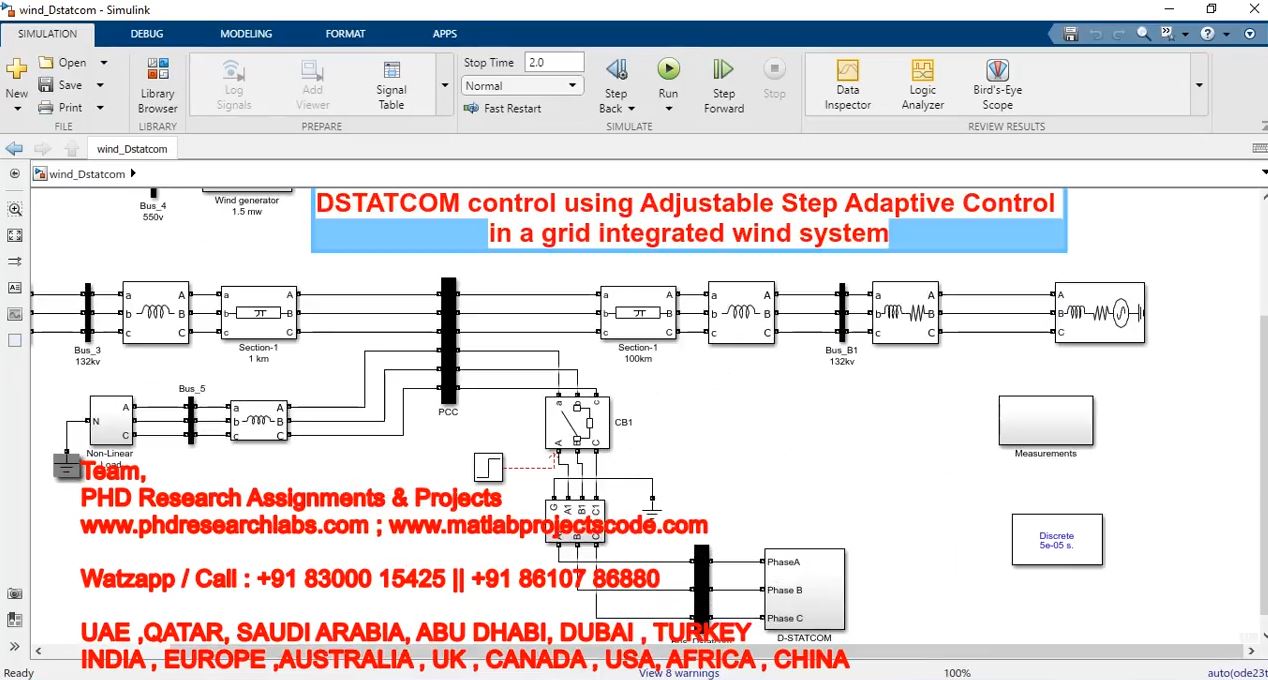 Dstatcom Control Using Adjustable Step Adaptive Control In A Grid Integrated Wind System project thumbnail image