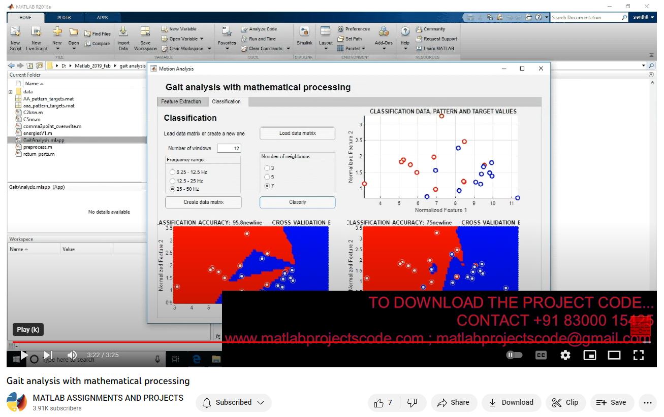Gait Analysis With Mathematical Processing project simulation thumbnail for Electrical Engineering