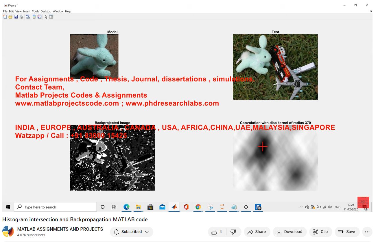 Histogram Intersection And Backpropagation Matlab Code-Matlab Simulink-Electrical Assignments-Projects-Phd Research project simulation thumbnail for Electrical Engineering