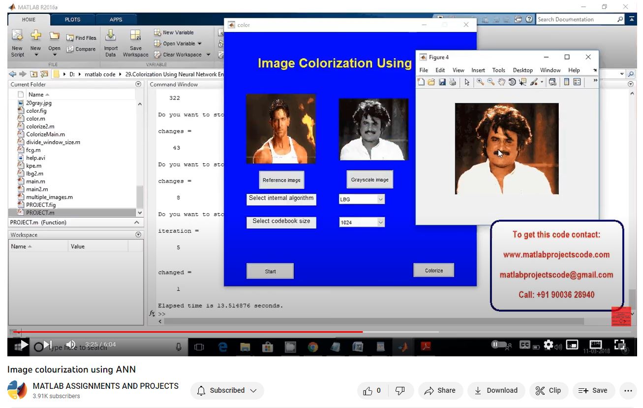 Image Colourization Using Ann project simulation thumbnail for Signal Processing and AI Engineering