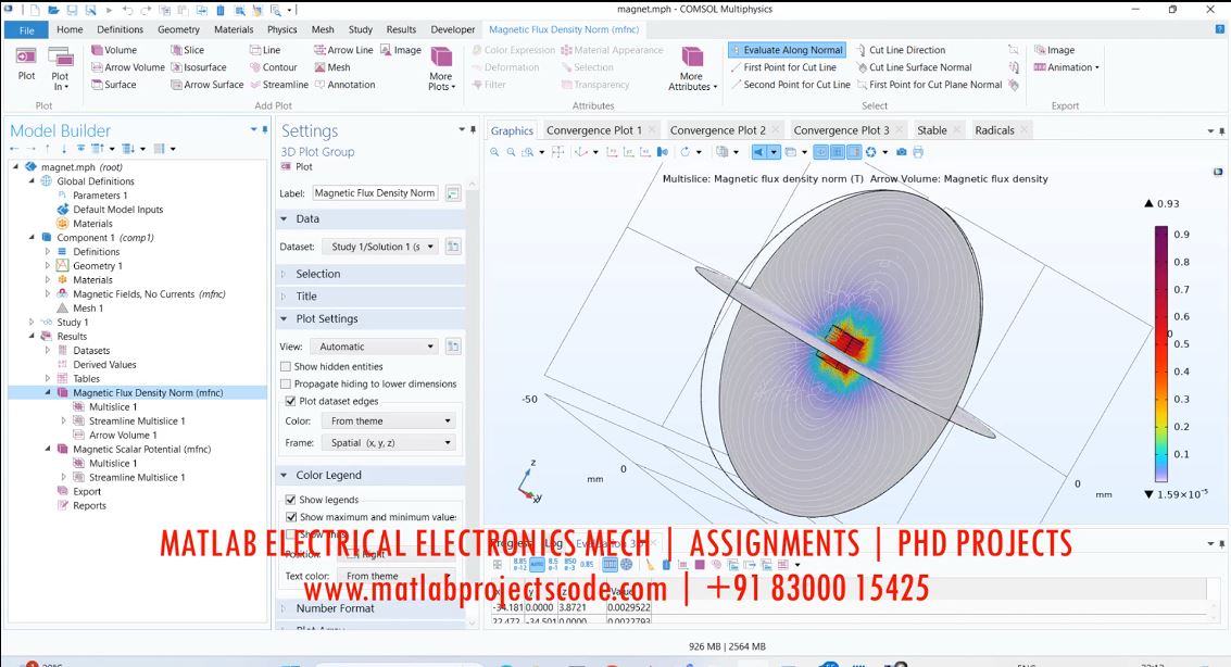 Magnet Finite Element Simulation In Comsol project simulation thumbnail for FEA & CFD Engineering
