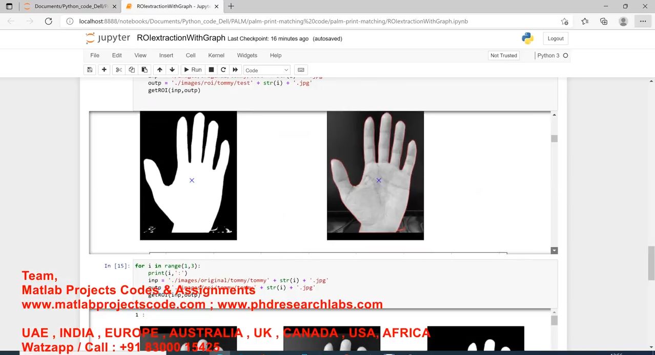 Palmprint Recognition Python Code __ Palm Print Roi Feature Extraction And Matching Python Code project simulation thumbnail for Mechanical, EV and Mechatronics Engineering