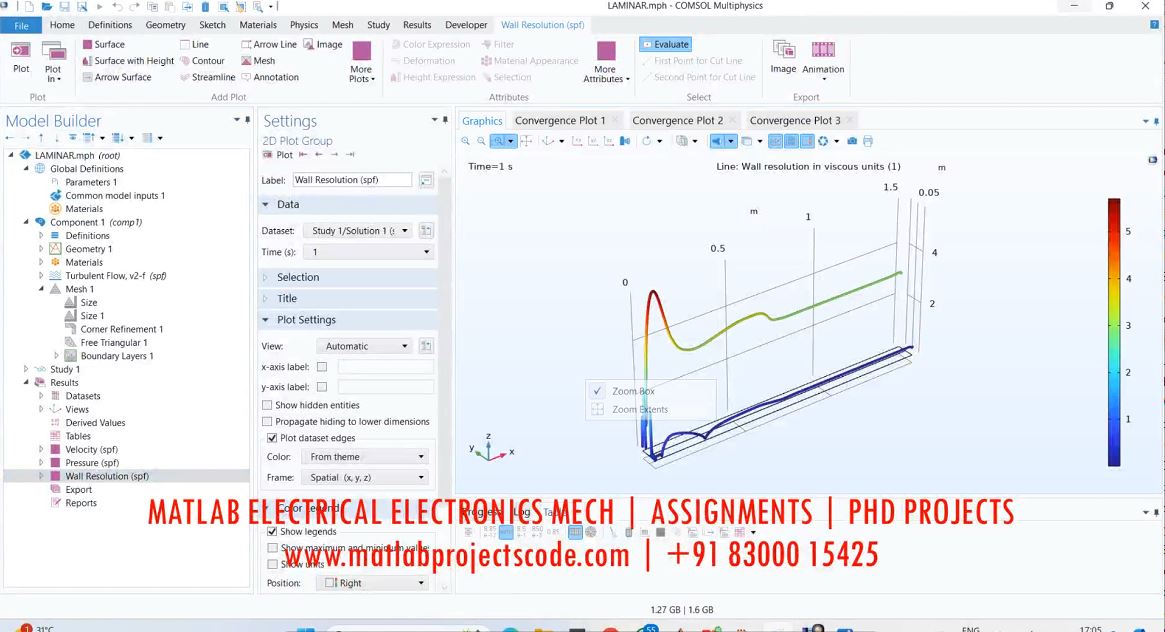 Laminar-Flow-Analysis-Comsol-Simulation project simulation thumbnail for Electronics Engineering